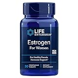Life Extension Estrogen for Women, mit Soja-Isoflavonen, 30 vegane Tabletten, Laborgeprüft, Vegetarisch, Glutenfrei, Ohne Gentechnik